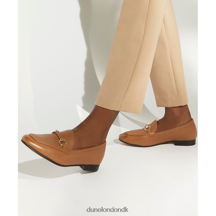 storhed loafers med bred pasform med snaffle trim Dune London Kvinder tan NXB060104