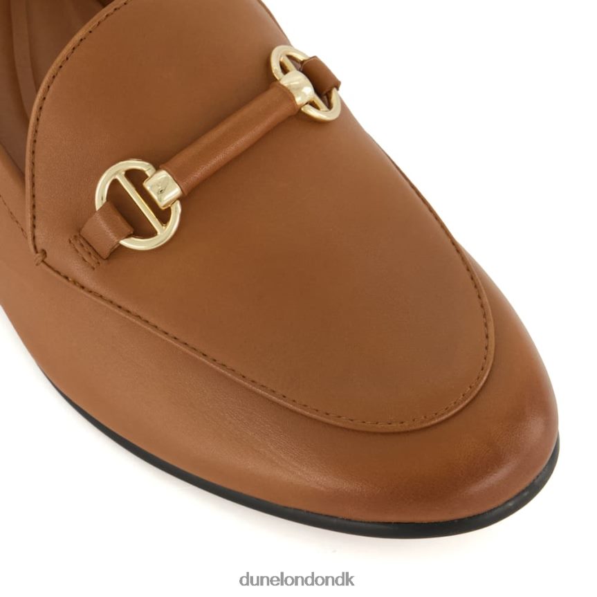 storhed loafers med bred pasform med snaffle trim Dune London Kvinder tan NXB060104