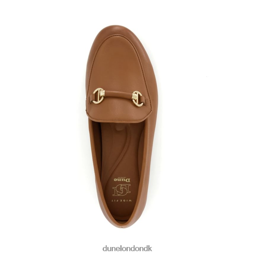 storhed loafers med bred pasform med snaffle trim Dune London Kvinder tan NXB060104