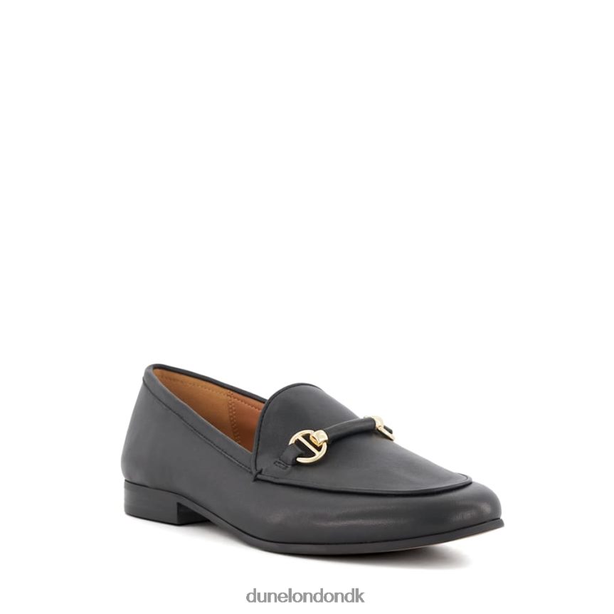 storhed metal-trim-snaffle loafers Dune London Kvinder sort NXB060115