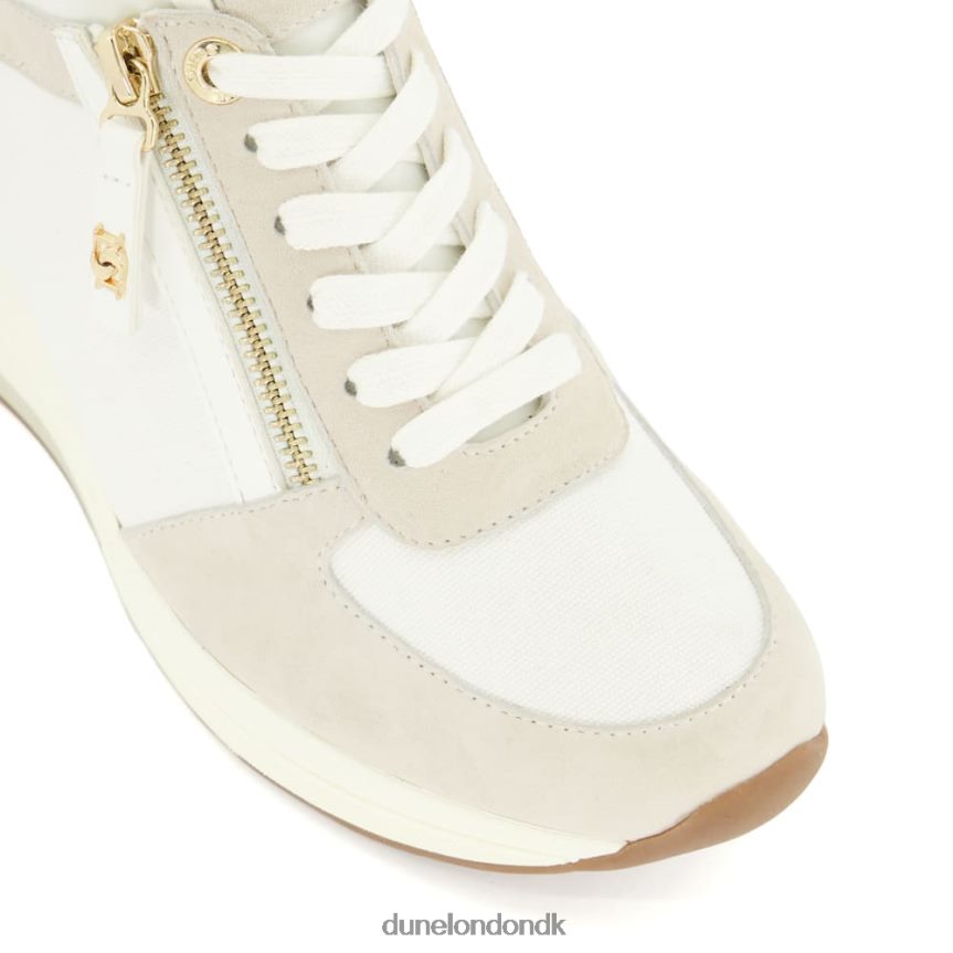 eilin kilesko med snørebånd Dune London Kvinder fløde NXB060591