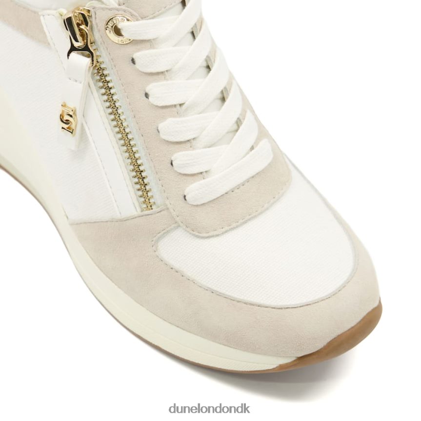 eilin kilesko med snørebånd Dune London Kvinder fløde NXB060591