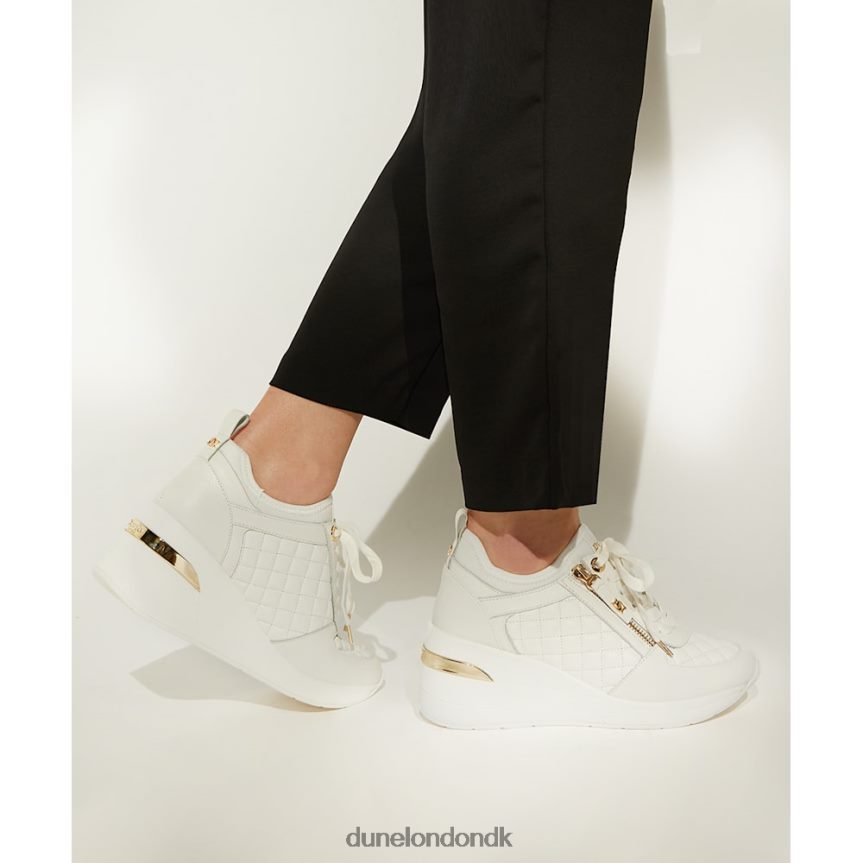 eilins kilesko med snørebånd Dune London Kvinder hvid NXB060551