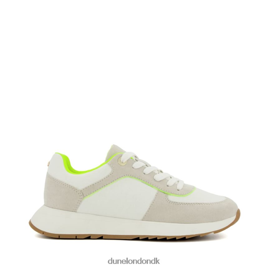 emelias løbetræner med snørebånd Dune London Kvinder Citron NXB06072