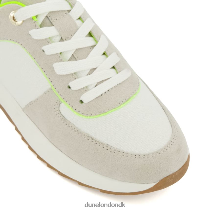 emelias løbetræner med snørebånd Dune London Kvinder Citron NXB06072