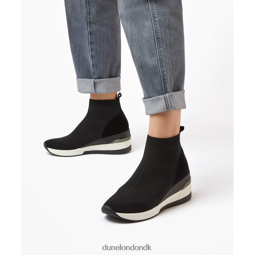 engel mellemkile strømpesko Dune London Kvinder sort NXB060579