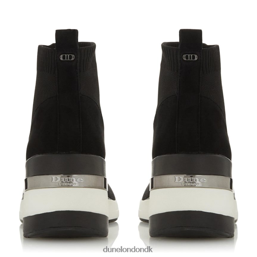 engel mellemkile strømpesko Dune London Kvinder sort NXB060579