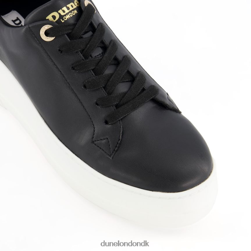 episode fladformede sneakers med snørebånd Dune London Kvinder sort NXB060602