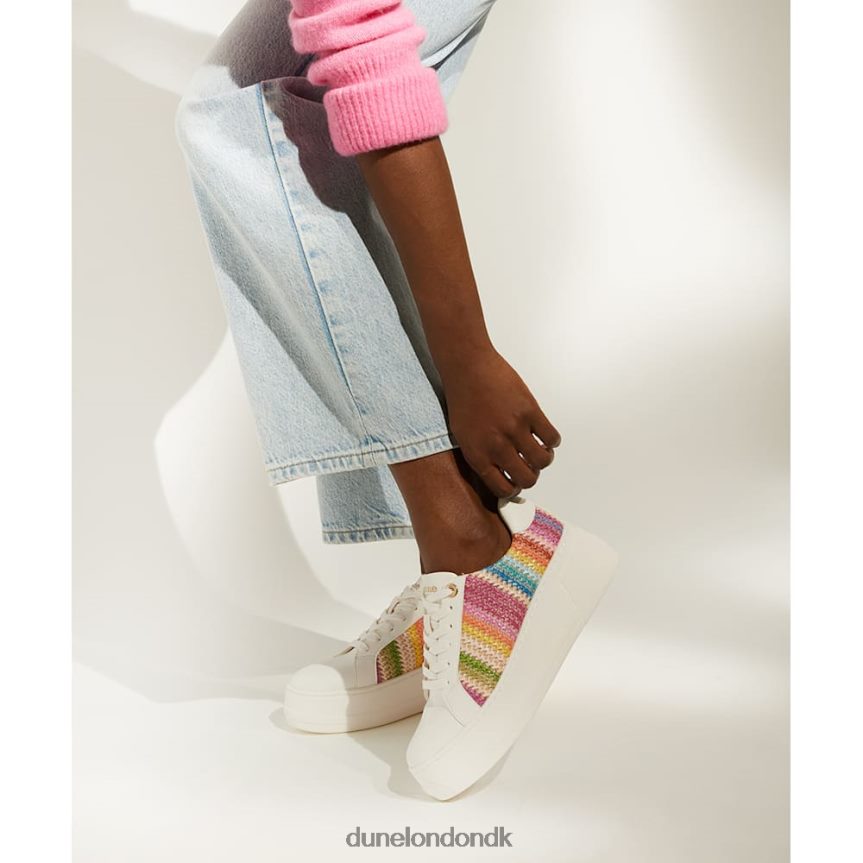 episode sidedetalje fladformede kondisko med snørebånd Dune London Kvinder multi NXB060625