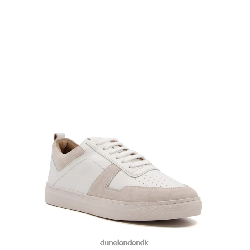 espen sneakers i nubuck læder Dune London Kvinder hvid NXB060655