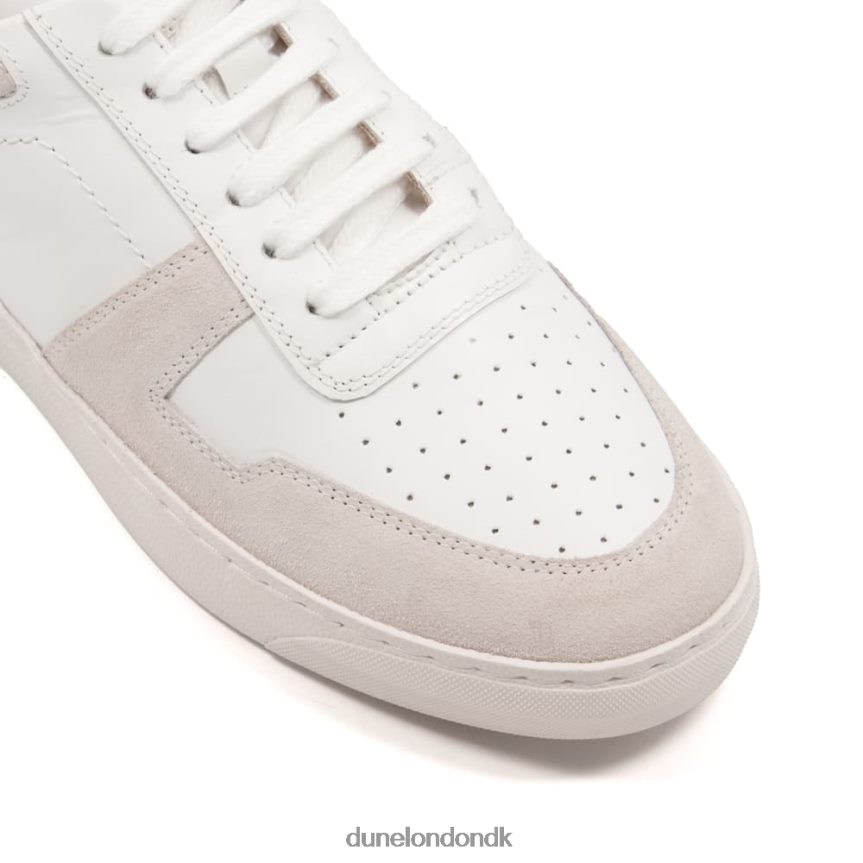espen sneakers i nubuck læder Dune London Kvinder hvid NXB060655