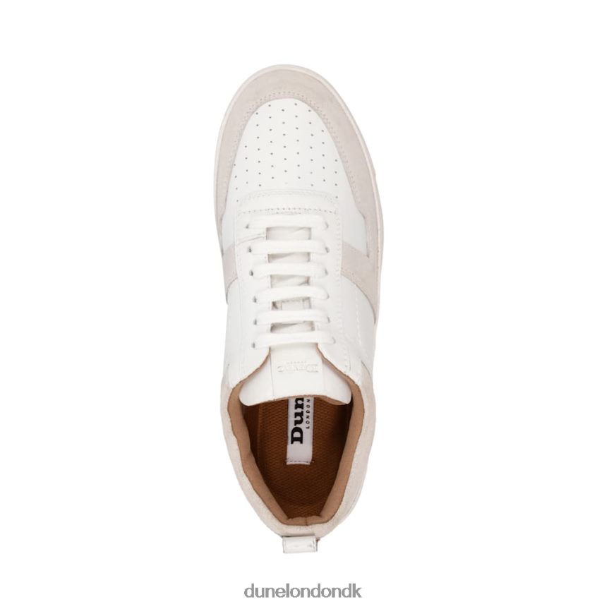 espen sneakers i nubuck læder Dune London Kvinder hvid NXB060655