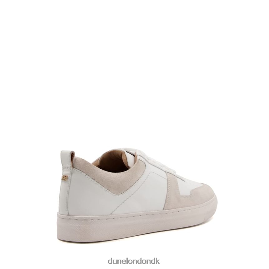 espen sneakers i nubuck læder Dune London Kvinder hvid NXB060655