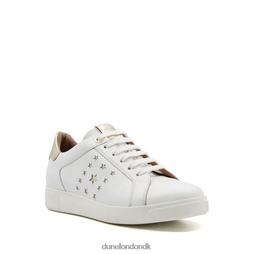 hyldeblomst stjernedetalje snøresko Dune London Kvinder hvid NXB060636