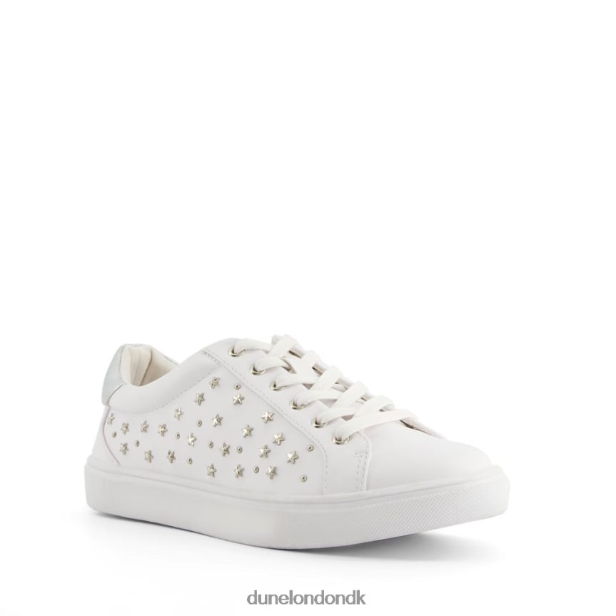 udtrykke stjerneudsmykkede sneakers Dune London Kvinder hvid NXB060666
