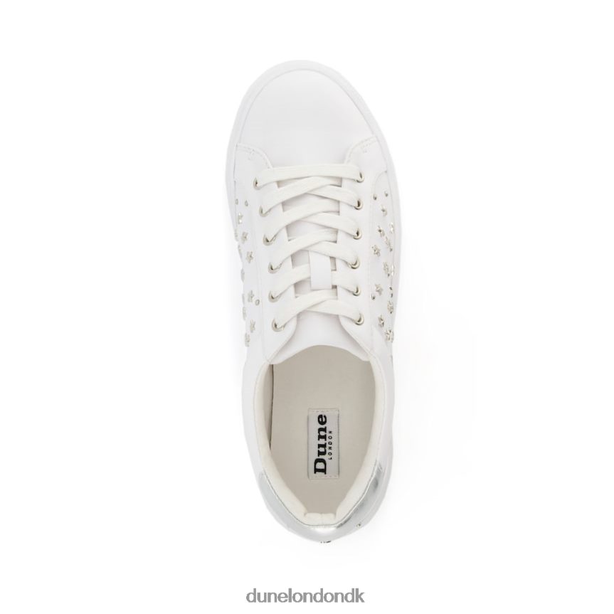 udtrykke stjerneudsmykkede sneakers Dune London Kvinder hvid NXB060666