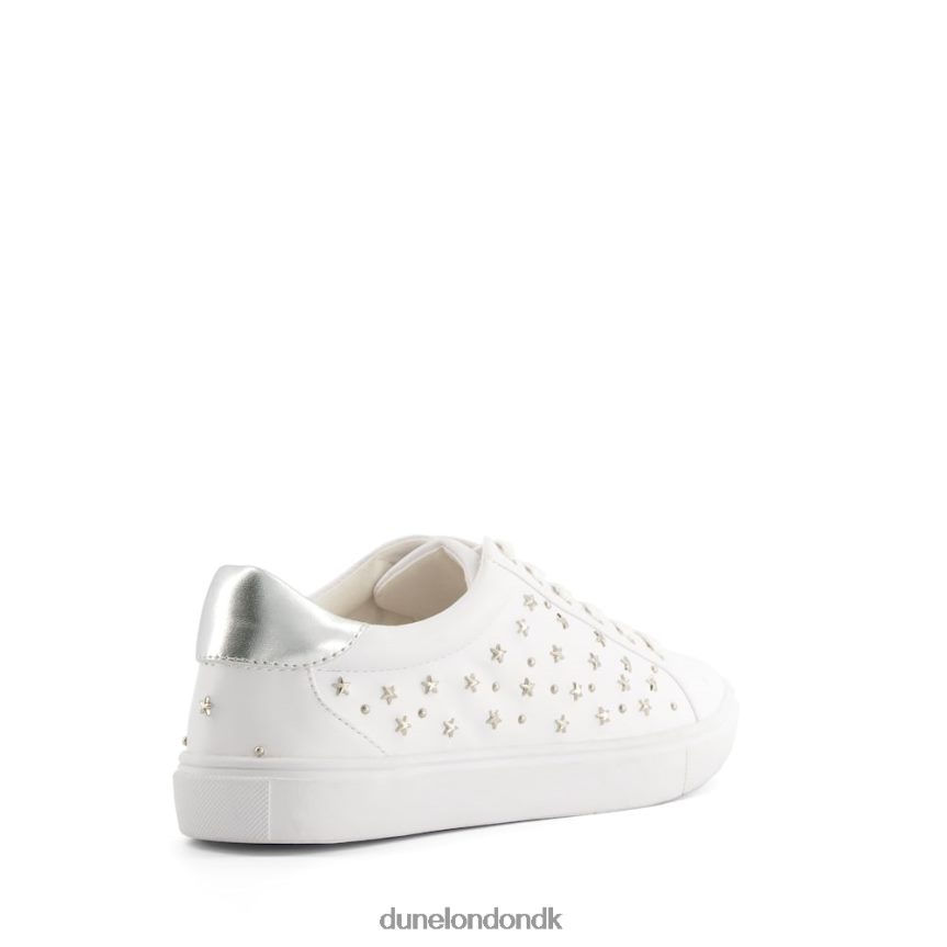 udtrykke stjerneudsmykkede sneakers Dune London Kvinder hvid NXB060666