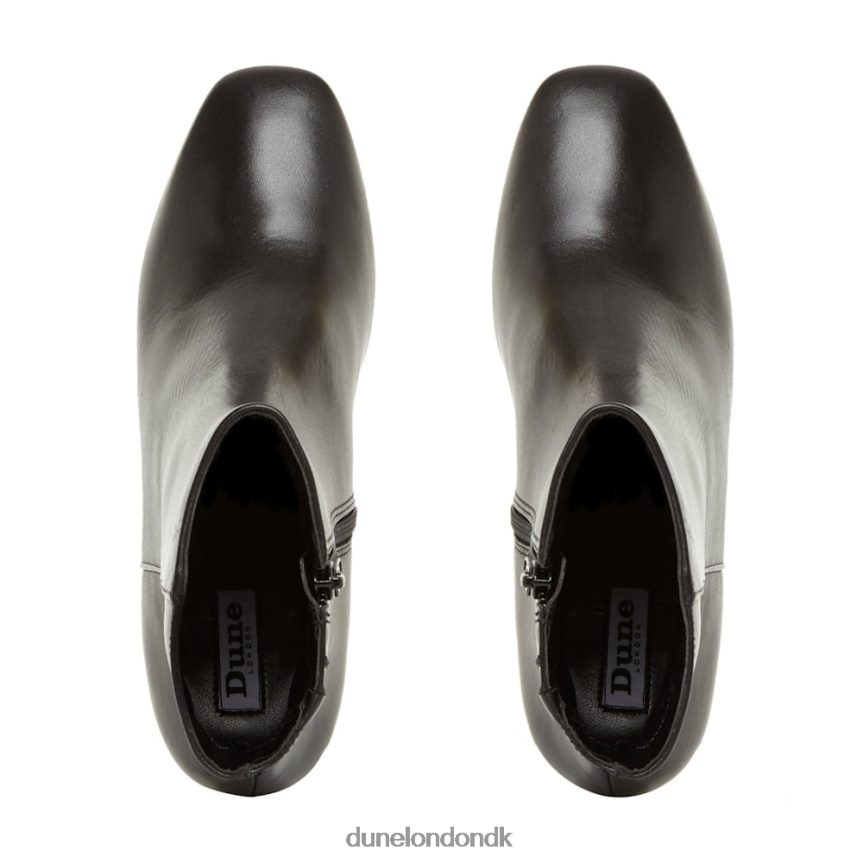 Oregon firkantede ankelstøvler med mellemhæl Dune London Kvinder sort NXB060612