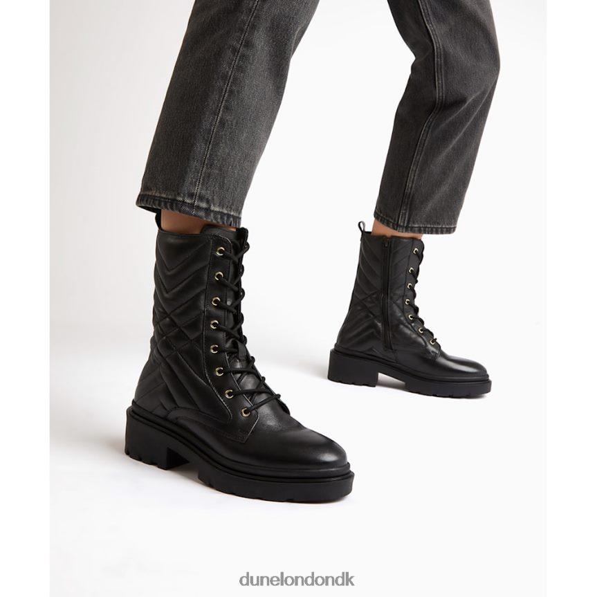 betaler quiltede cykelstøvler Dune London Kvinder sort NXB060357