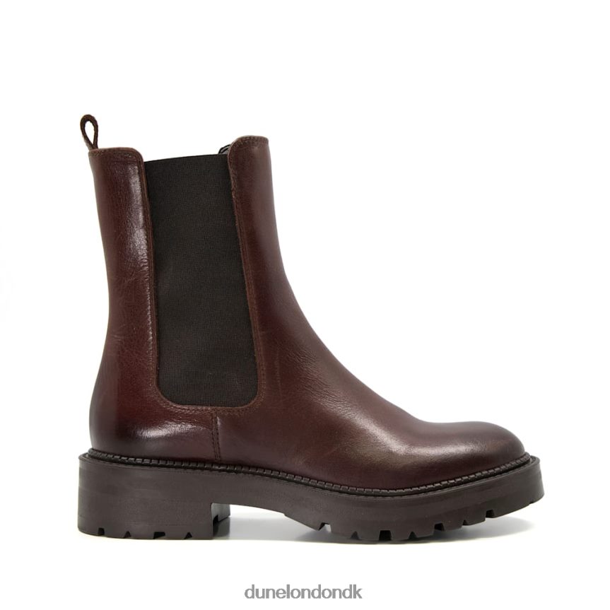 billede bikerstøvler i læder Dune London Kvinder Brun NXB060314