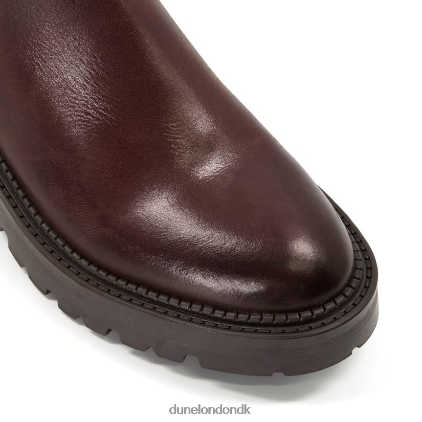 billede bikerstøvler i læder Dune London Kvinder Brun NXB060314