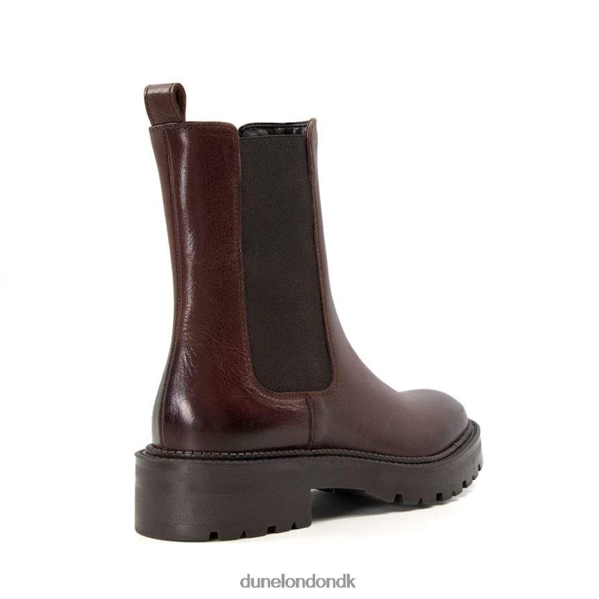 billede bikerstøvler i læder Dune London Kvinder Brun NXB060314