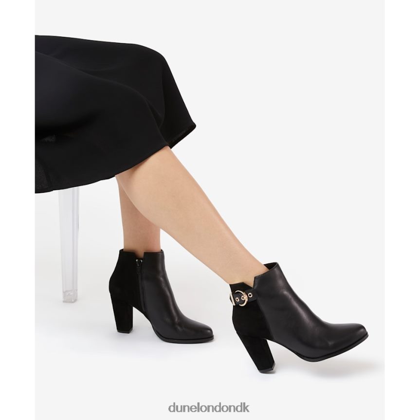 olla ankelstøvler med spændedetaljer Dune London Kvinder sort NXB060440