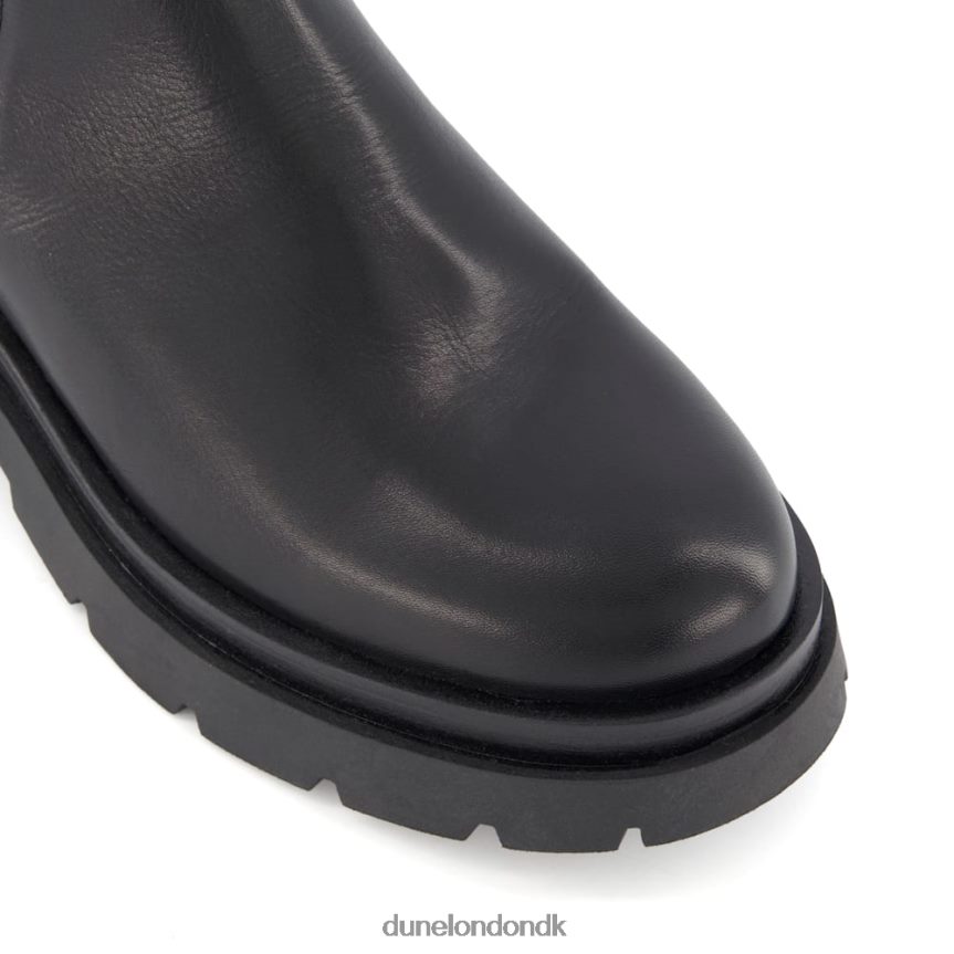 palmz chunky sål chelsea ankelstøvler Dune London Kvinder sort NXB060371