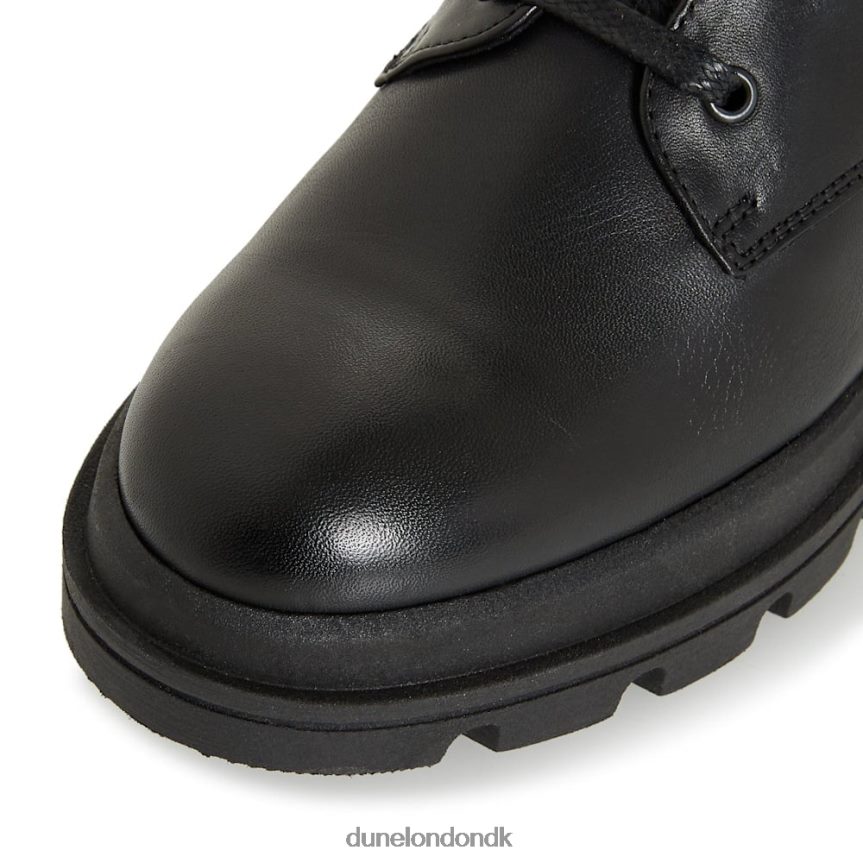 parque chunky ydersål snøre ankelstøvler Dune London Kvinder sort NXB060652