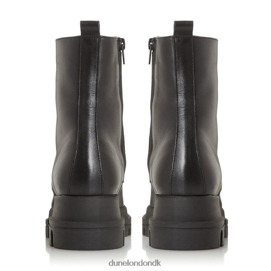 parque chunky ydersål snøre ankelstøvler Dune London Kvinder sort NXB060652