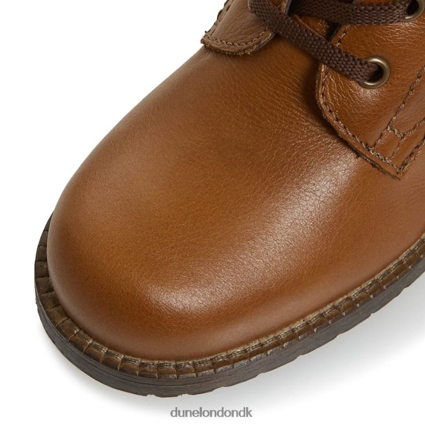 pearse ankelstøvler med snøre på mellemblokken Dune London Kvinder tan NXB060611