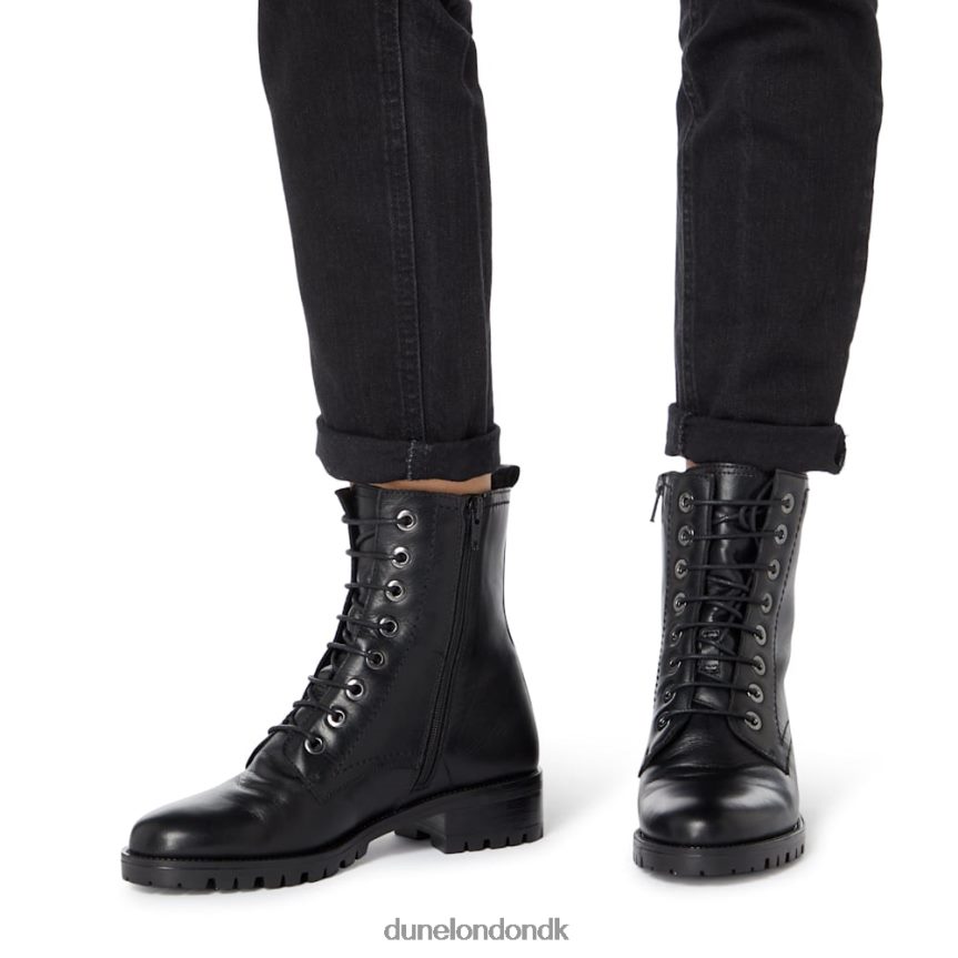 præsten bred pasform snørestøvler Dune London Kvinder sort NXB060603