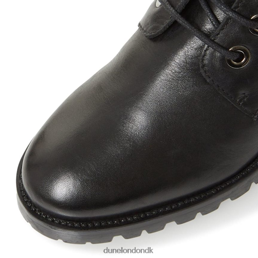 præsten bred pasform snørestøvler Dune London Kvinder sort NXB060603