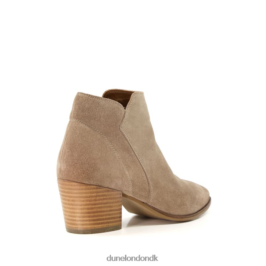 stue ankelstøvler med hæle i ruskind Dune London Kvinder sand NXB060527