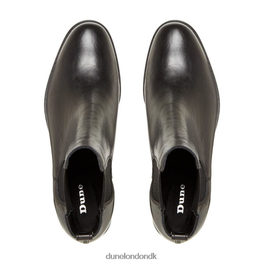 patruljere chelsea støvler med lav blokhæl Dune London Kvinder sort NXB060659