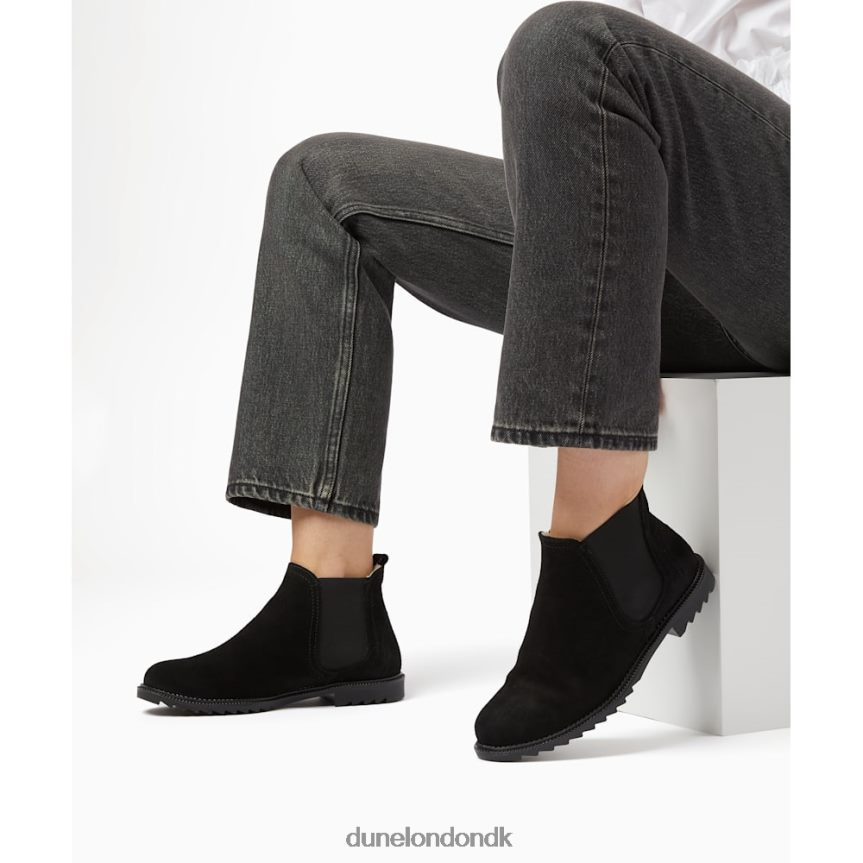 pedal varmforede chelsea støvler Dune London Kvinder sort NXB060385