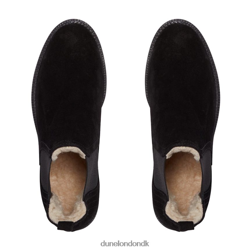 pedal varmforede chelsea støvler Dune London Kvinder sort NXB060385