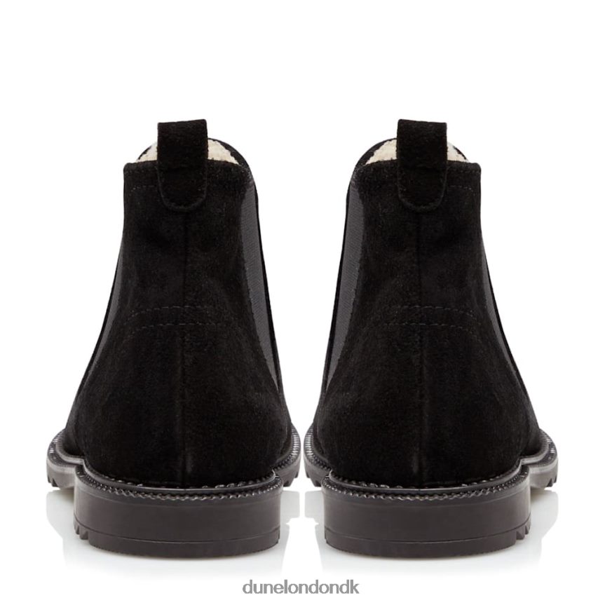 pedal varmforede chelsea støvler Dune London Kvinder sort NXB060385