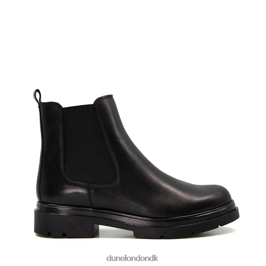pinot chelsea-støvler i læder Dune London Kvinder sort NXB060313