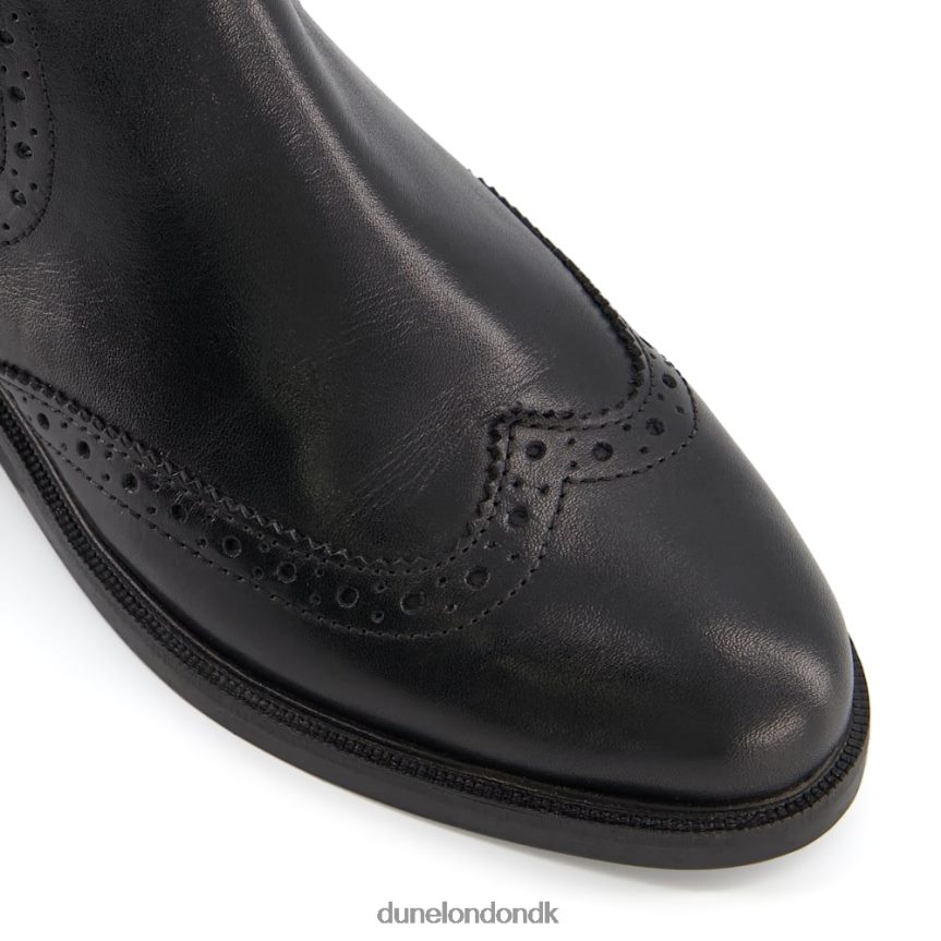 søgen brogue detalje chelsea støvler Dune London Kvinder sort NXB060409
