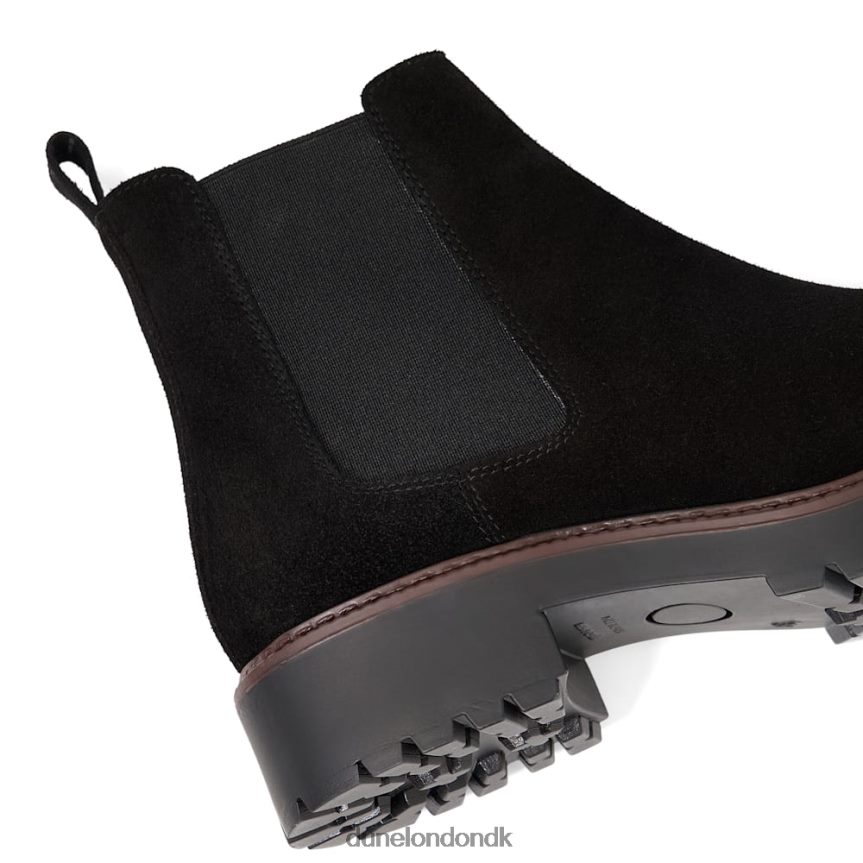 veranda ruskind chelsea støvler Dune London Kvinder sort NXB060279