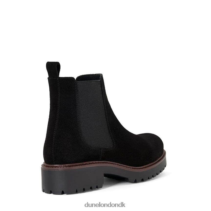 veranda ruskind chelsea støvler Dune London Kvinder sort NXB060279