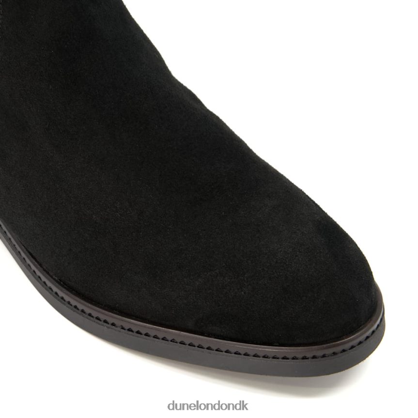 tropisk over-knæ stretch støvler Dune London Kvinder sort NXB060330