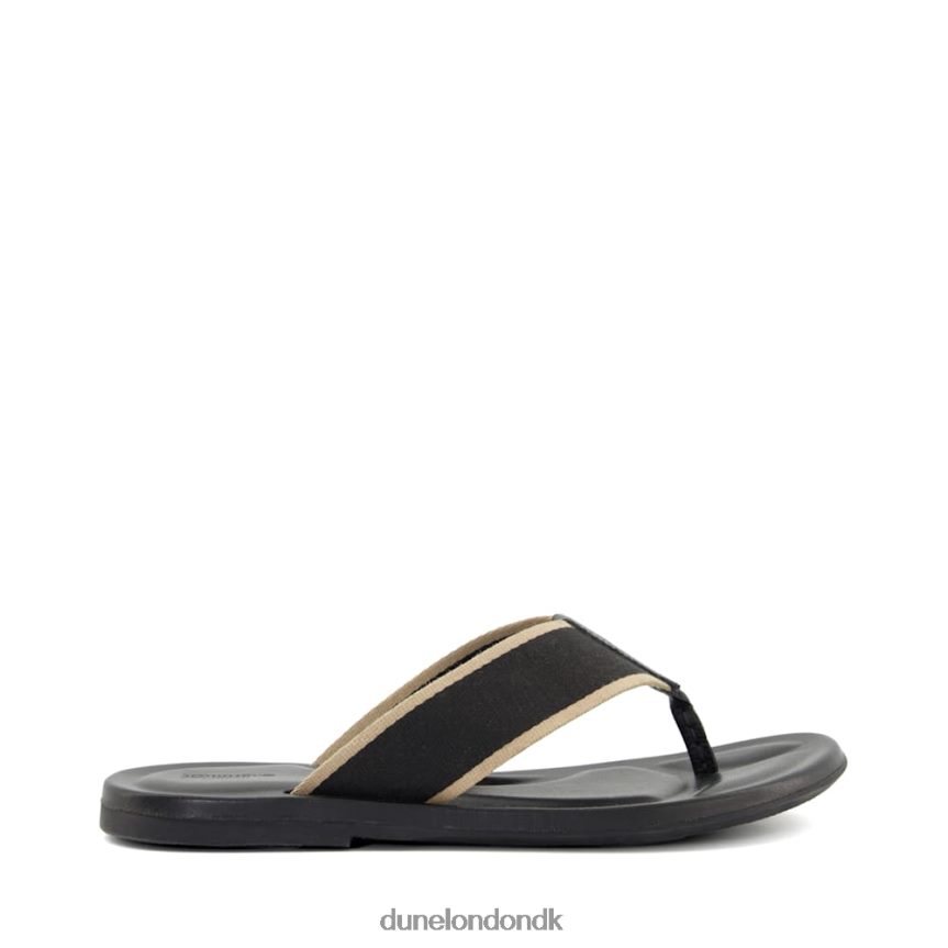 hensigt casual sandaler med tåstolpe Dune London Mænd sort NXB060719