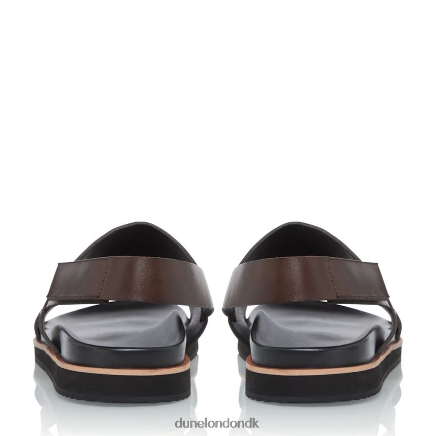 idda utilitaristiske sandaler med rem Dune London Mænd Brun NXB060813