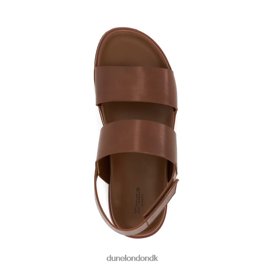 idda utilitaristiske sandaler med rem Dune London Mænd tan NXB060691
