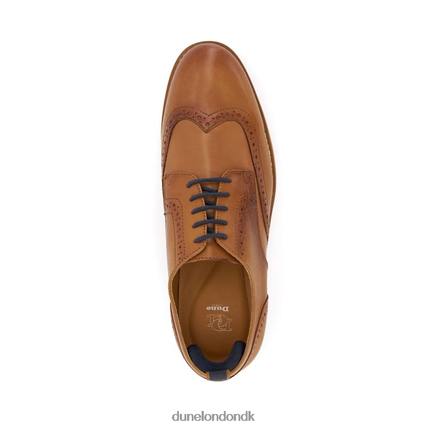 børstehår afslappede læderbrogues Dune London Mænd tan NXB060842