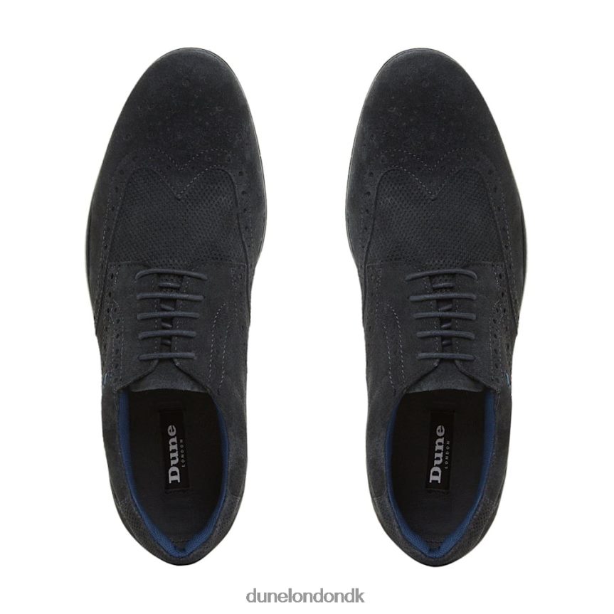 barry snørebrogue wedge Dune London Mænd flåde NXB060852