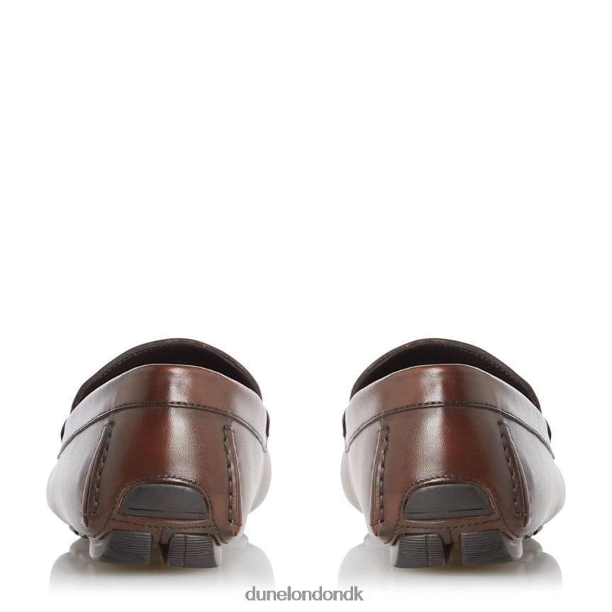 beacons driver mokkasiner med vævet kant Dune London Mænd mørkebrun NXB060751