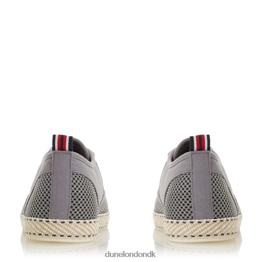 blitz mesh espadriller med snørebånd Dune London Mænd grå NXB060865